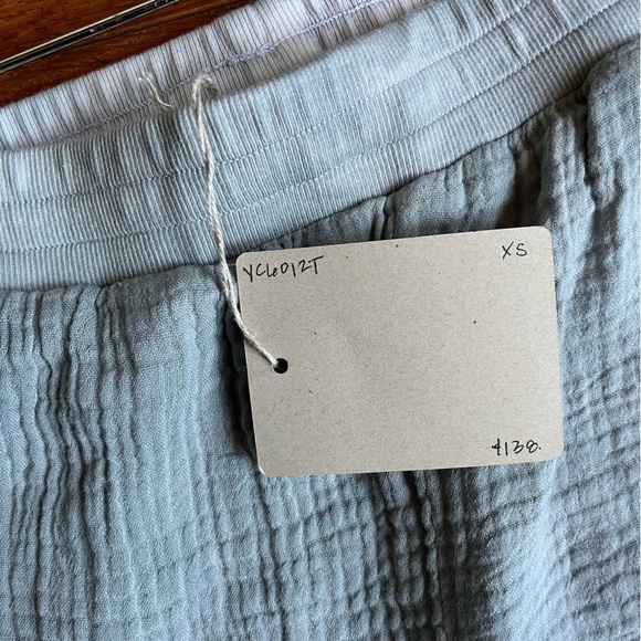 NWT Red Haute | Ombré Loungewear PJ Pants Gauze Slub Cotton Sz XS Comfy Wide Leg - Picture 7 of 8